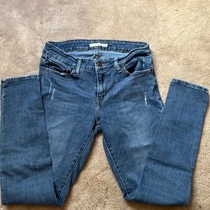 Levi’s Womens 711 Blue Skinny Jeans